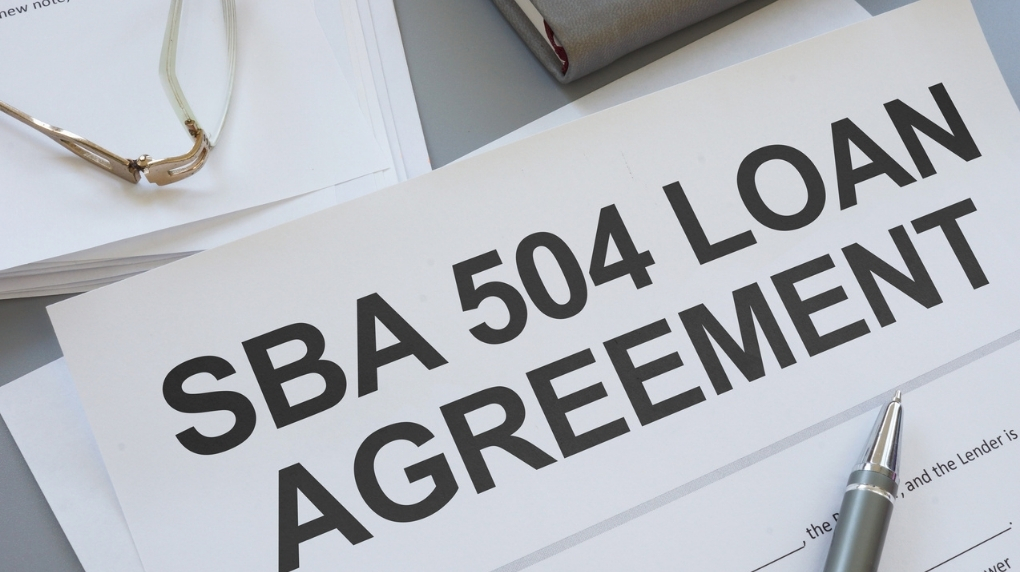 SBA 504 loan agreement documents for commercial real estate financing